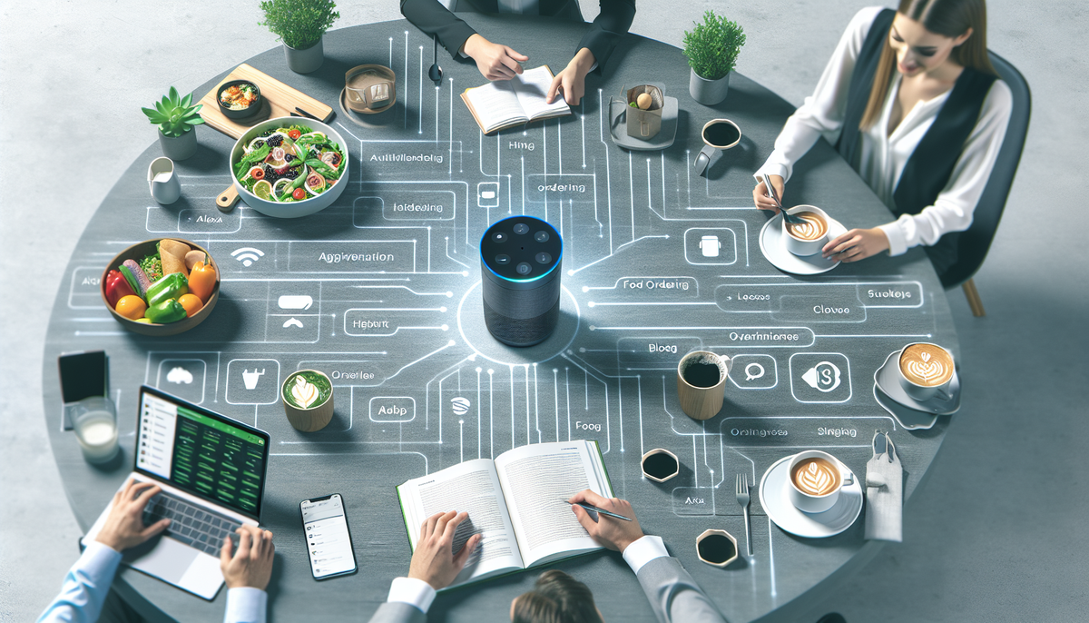 Nuova esperienza di ordinazione cibo con Alexa+ e Uber Eats e Grubhub