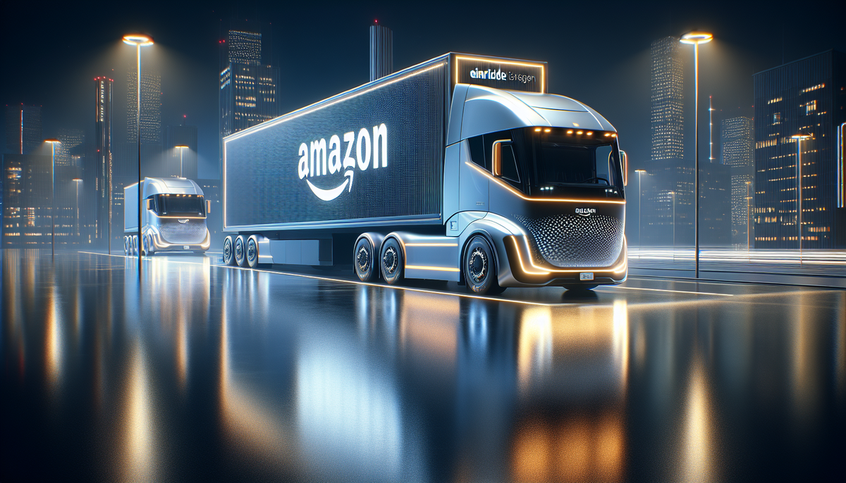 Amazon collabora con Einride per l'implementazione di camion elettrici