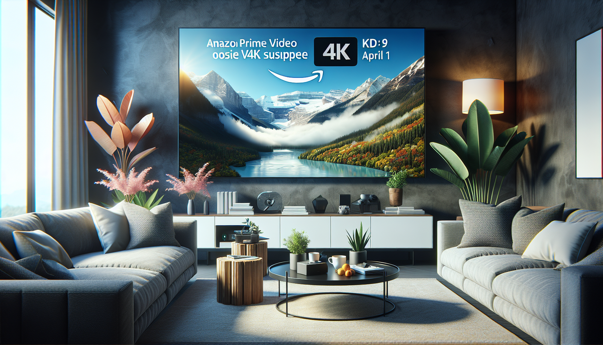 Amazon rimuove il supporto 4K da Prime Video con pubblicità