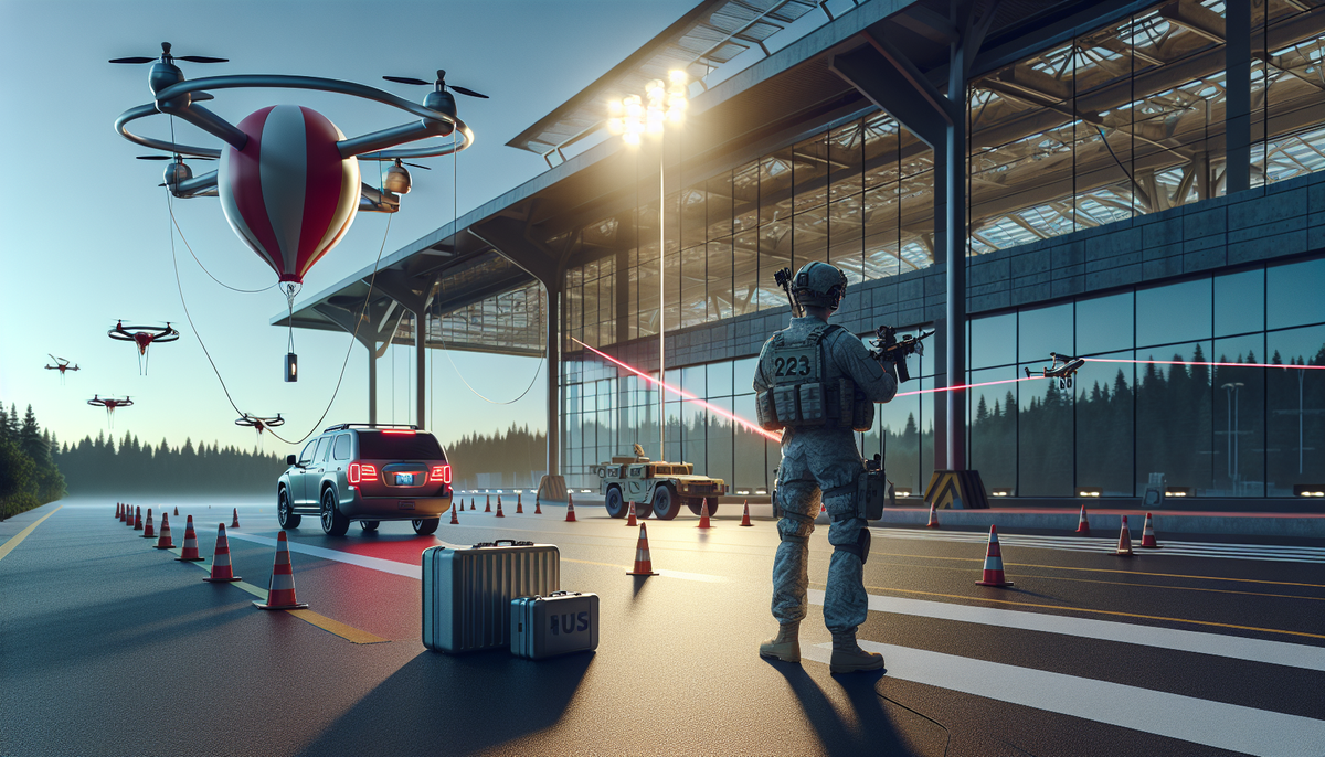 Incidente all'aeroporto di El Paso: laser anti-drone abbatte pallone da festa