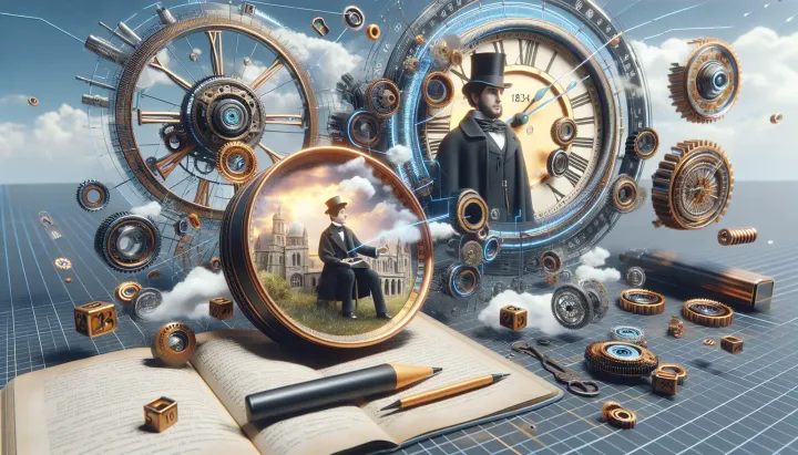 Rappresentazione grafica del modello di intelligenza artificiale applicato alla storia vittoriana britannica.