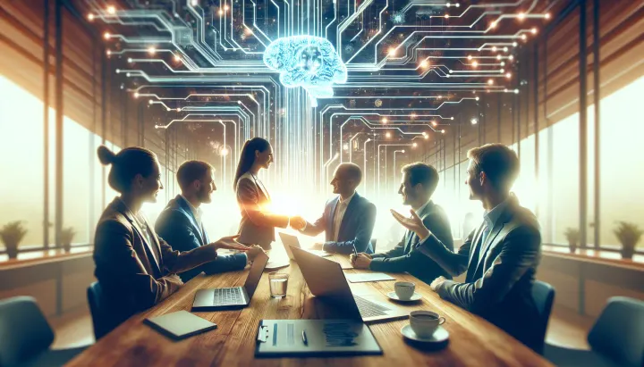 Diagramma di agenti AI responsabili per automazione aziendale trasparente