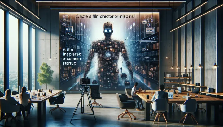 Una scheda illustrativa della ricostruzione digitale di un famoso film classico usando intelligenza artificiale