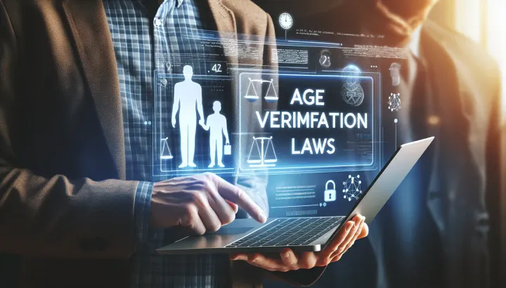 Schema di verifica dell'età e riconoscimento biometrico per la sicurezza online