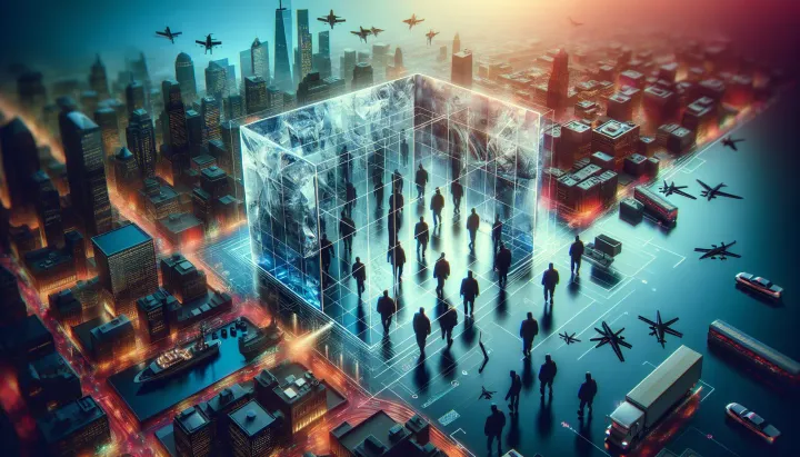 Immagine rappresentativa delle tecnologie di sorveglianza di ICE