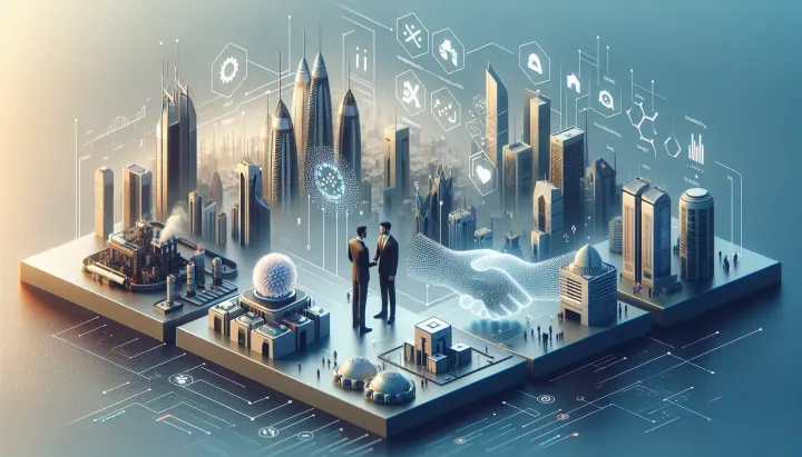 Diagramma di orchestrazione AI per industrie critiche in MENA