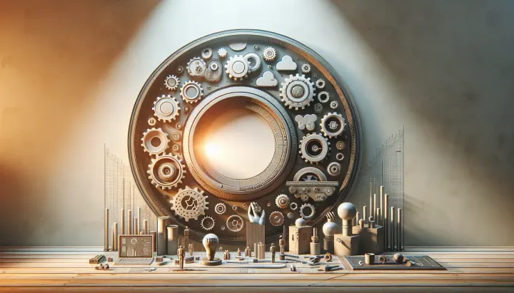 Raffigurazione del settore dei foundry di Intel con tecnologie avanzate di produzione chip