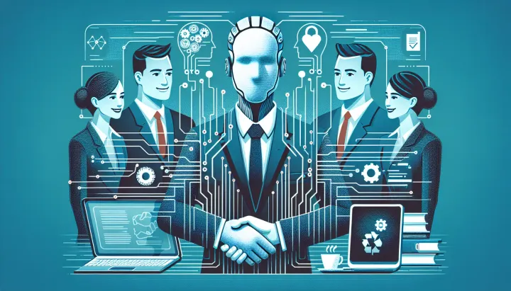 Cantiere di data center AI in corso con infrastrutture di energia sostenibile