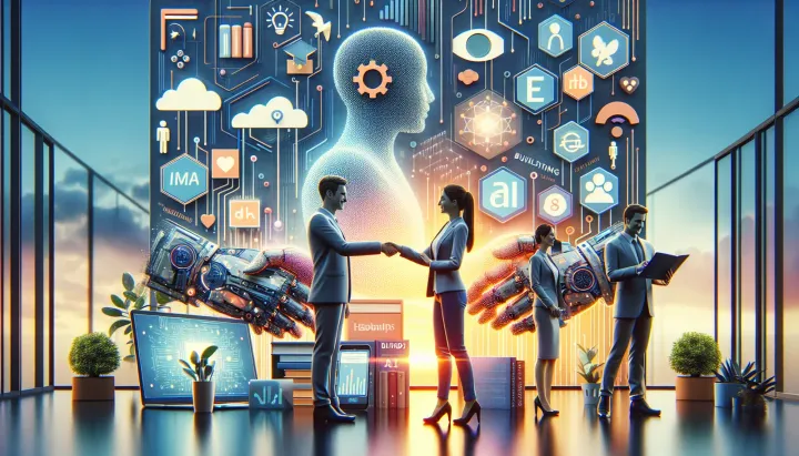 Immagine di una app di AI che supporta la crescita personale e il benessere