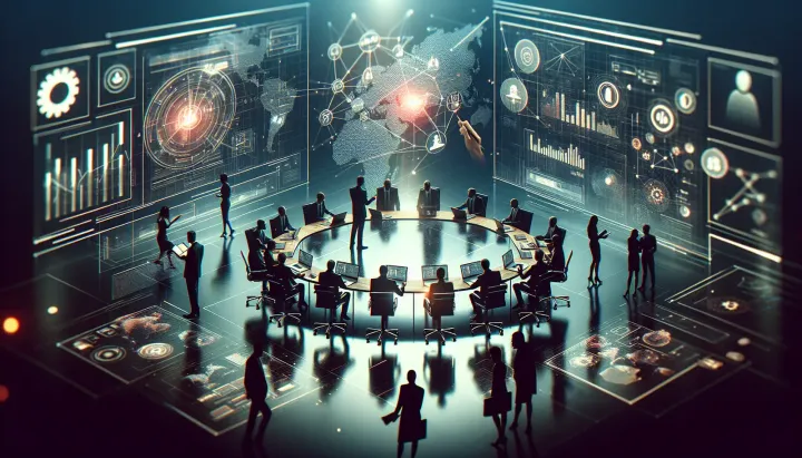 Grafico che illustra la strategia di acquisizione nel settore dei media, confronto tra Warner Bros., Netflix e Paramount.