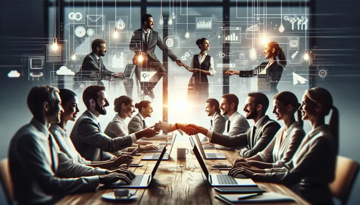 Diagramma delle sfide e delle opportunità dell'AI nel mondo del lavoro