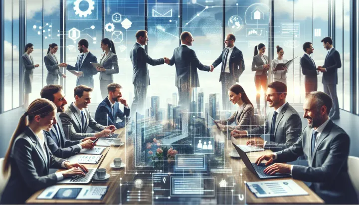 Immagine di Jensen Huang, CEO di Nvidia, che parla durante un evento tecnologico