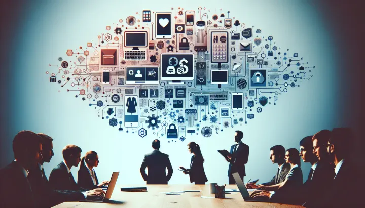 Immagine rappresentativa di un marketplace di moda second hand con giovani utenti