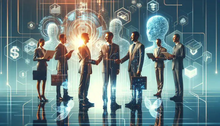 Immagine del CEO di Tether in conferenza, in evidenza la sua crescente presenza nel mercato USA e globale