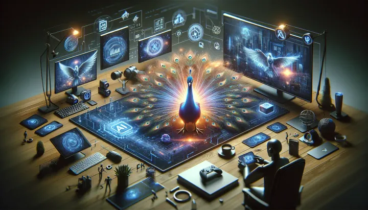 Schermata di un'app di streaming con funzionalità AI e video verticali per il mobile