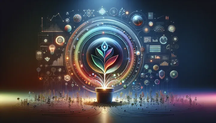 Immagine del logo di Granola con interfaccia di AI app per la gestione di note aziendali