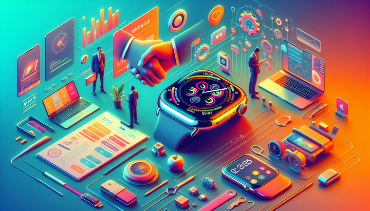 Smartwatch moderni disposti su sfondo neutro per confrontare prezzo, funzioni e autonomia