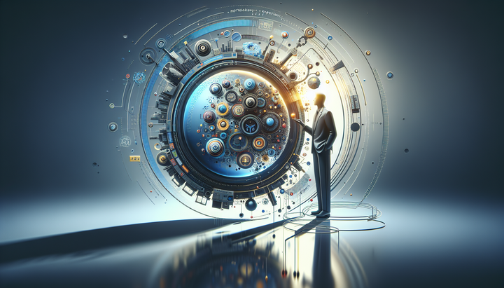 Immagine rappresentativa di un agente autonomo che interagisce con codice open source.