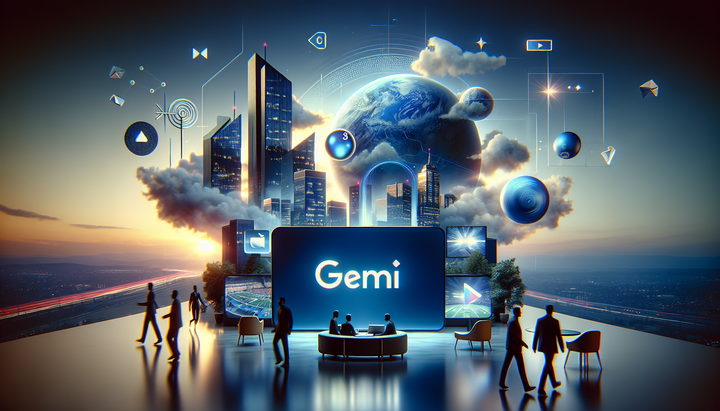 Interfaccia di Google TV con funzionalità Gemini in uso