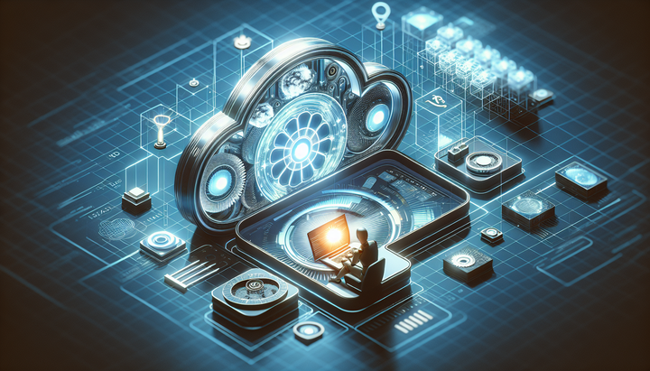 Logo di Amazon Web Services con elementi di intelligenza artificiale