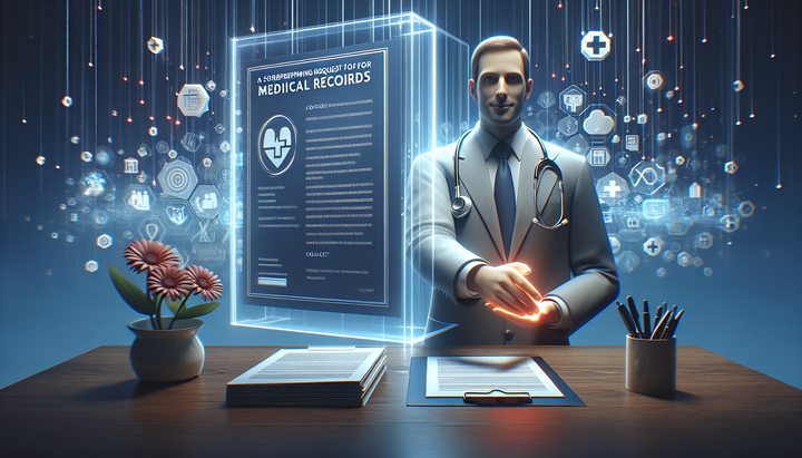 Responsabile sicurezza che analizza flussi di dati sanitari su monitor