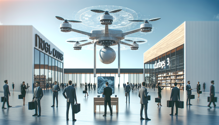 Droni Wing in volo per consegne Walmart