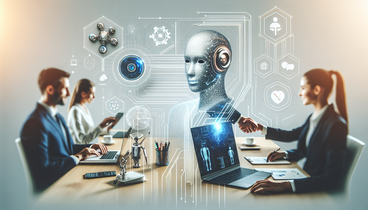 Logo di OpenAI con sfondo tecnologico