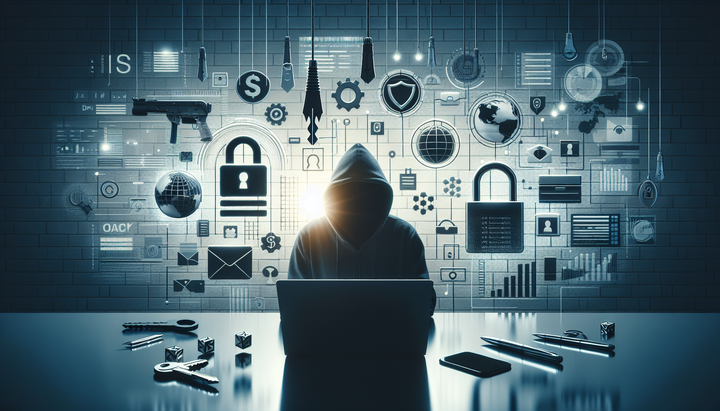 Immagine di un'operazione di polizia contro il cybercrimine