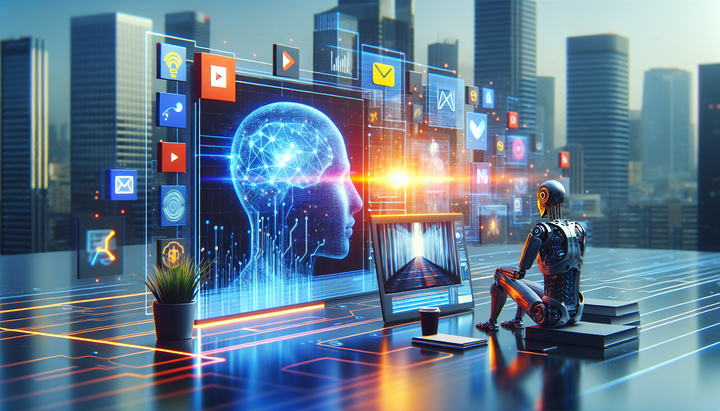 Logo di Netflix con sfondo di video verticali