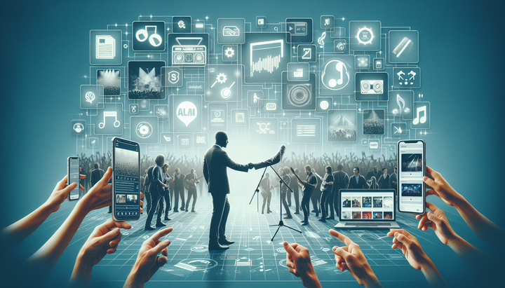 Screenshot dell'app Gigs che mostra un archivio di concerti