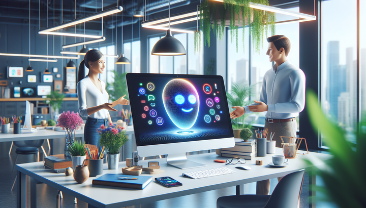 Logo di Siri con elementi di intelligenza artificiale