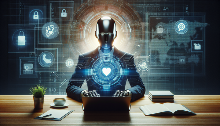 Logo di Google con simboli di intelligenza artificiale e shopping