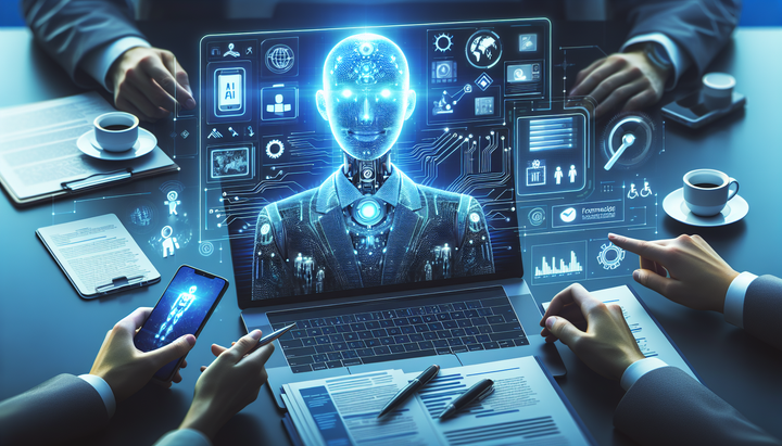 Illustrazione AI di Sam Altman su The New Yorker