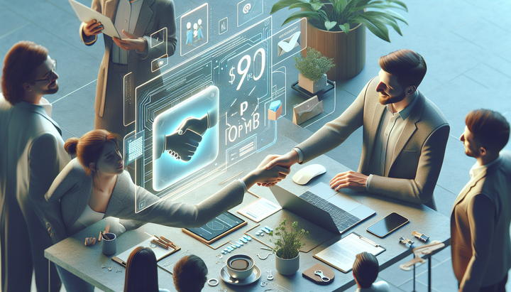 Interfaccia di un assistente AI per coding con piano premium e limiti di utilizzo estesi