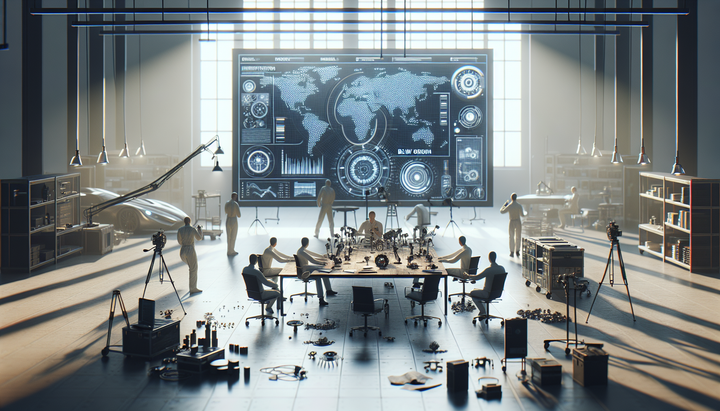 Razzo New Glenn di Blue Origin in fase di lancio