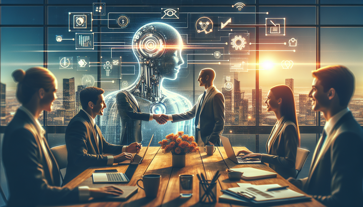 Logo di Structured AI con sfondo tecnologico