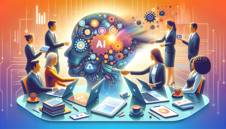 Illustrazione di un modello di intelligenza artificiale complesso con errori incoerenti