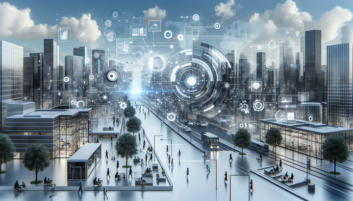 Illustrazione del modello LFM2.5-VL-450M di Liquid AI in azione su dispositivo edge