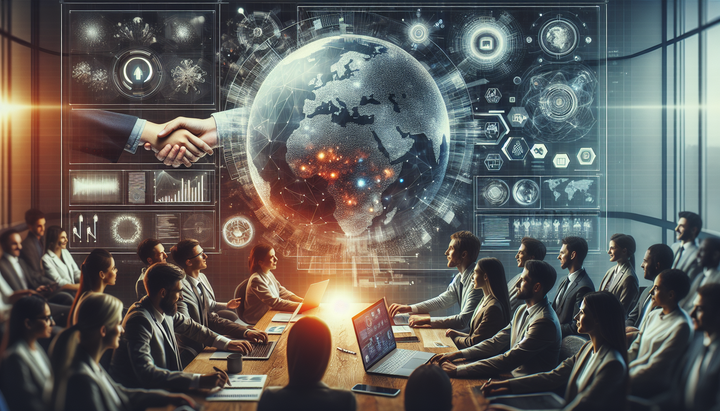 Illustrazione del modello LFM2.5-VL-450M di Liquid AI in azione su dispositivo edge
