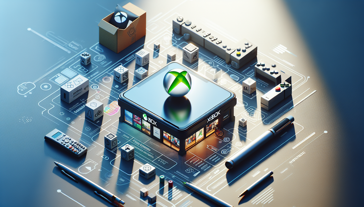 Logo Xbox su uno smartphone con un dito sopra