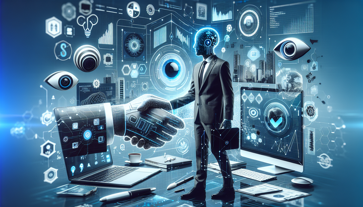 Illustrazione del modello LFM2.5-VL-450M di Liquid AI in azione su dispositivi edge