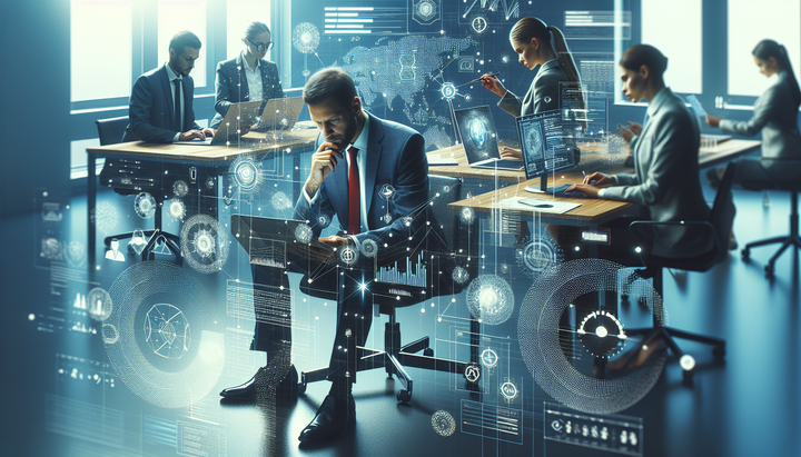 Dashboard di strumenti AI e integrazioni software in un contesto aziendale