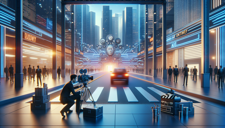 Cristóbal Valenzuela, CEO di Runway, discute l'uso dell'IA nella produzione cinematografica.