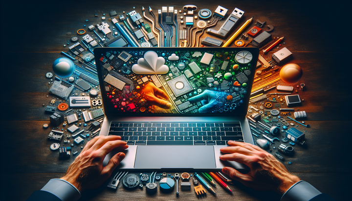 MacBook Neo con design multicolore personalizzato