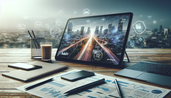 Logo di Apple Maps con icona di pubblicità