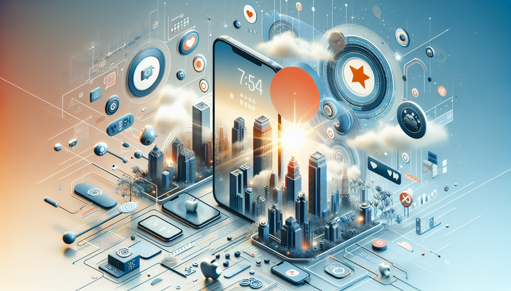 Logo di Apple e ByteDance con simboli di restrizione