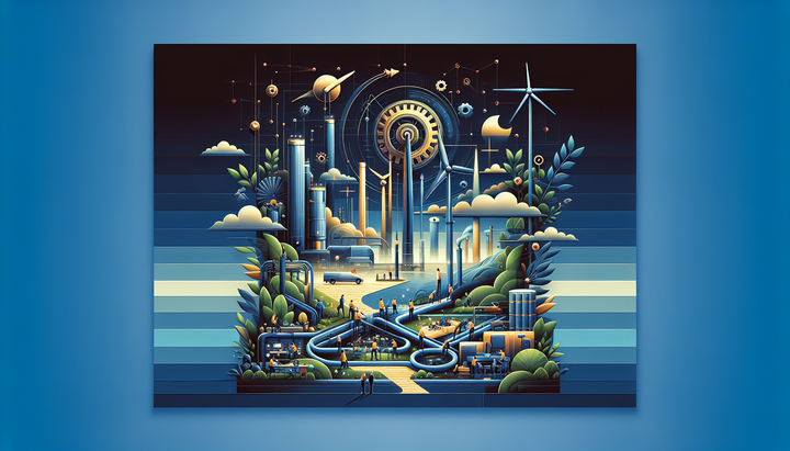 Logo di Anthropic con sfondo tecnologico