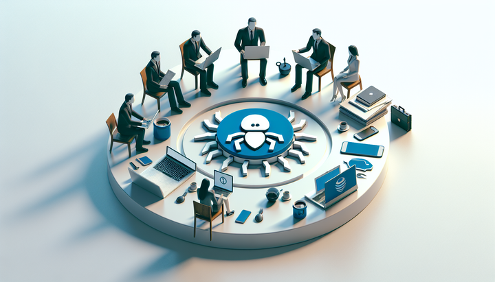 Microsoft logo con simbolo di sicurezza informatica