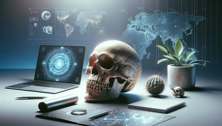 Ricostruzione digitale del cranio Yunxian 2