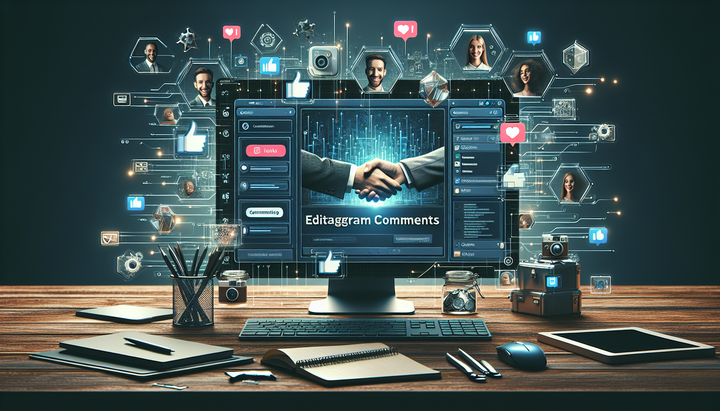 Schermata concettuale di commenti social modificabili con finestra temporale limitata